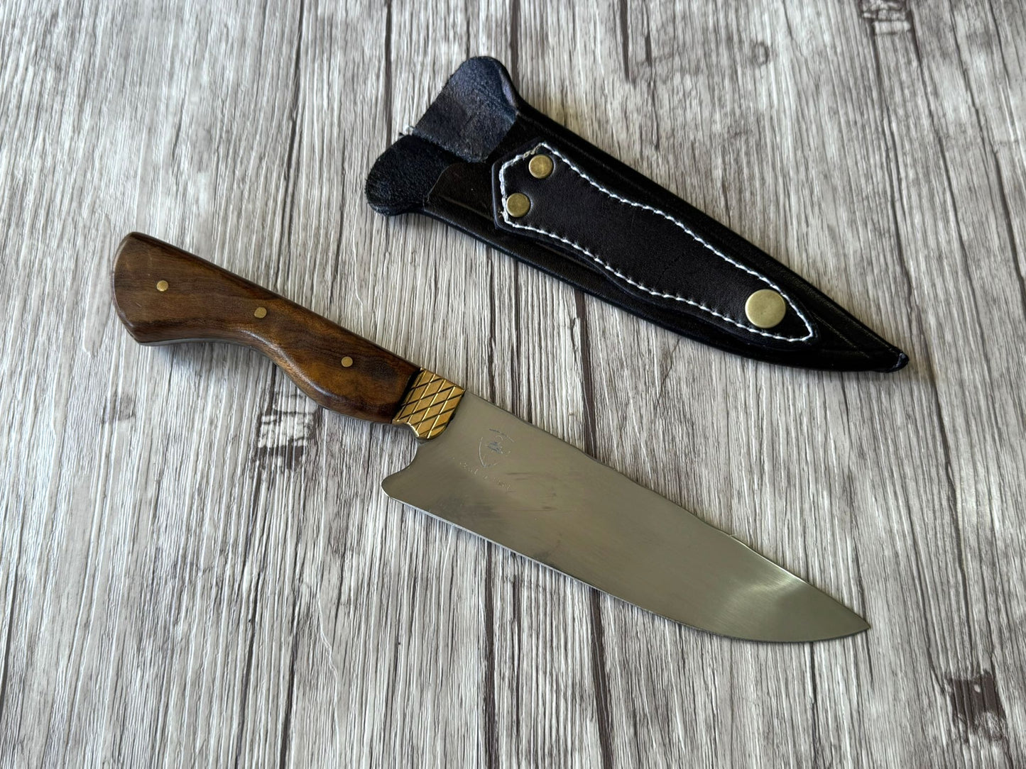 Gaucho knife, 6" Stainless Steel Blade, FullTang Wood Handle, 265mm, SS06-064