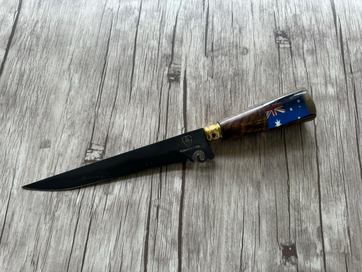 Skinner knife 7,5", Australia, Stainless Steel Blade, Hybrid Handle, 390mm, SS10-039