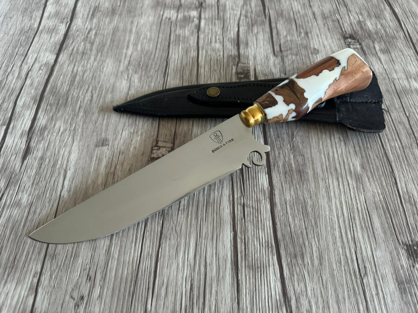 Tradition Knife, 8" Stainless Steel Blade, Hybrid Handle, 340mm, SS8-029B