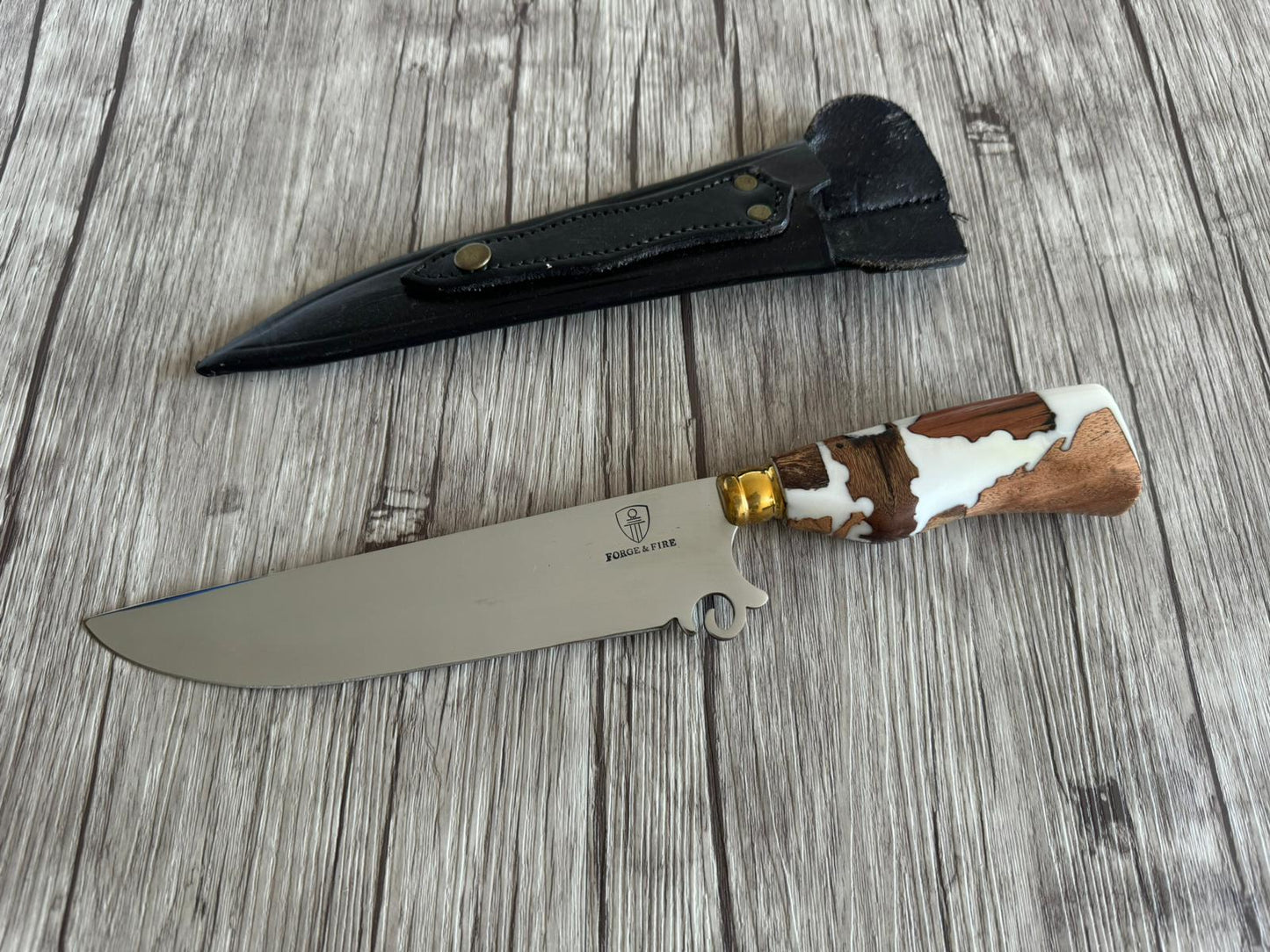 Tradition Knife, 8" Stainless Steel Blade, Hybrid Handle, 340mm, SS8-029B