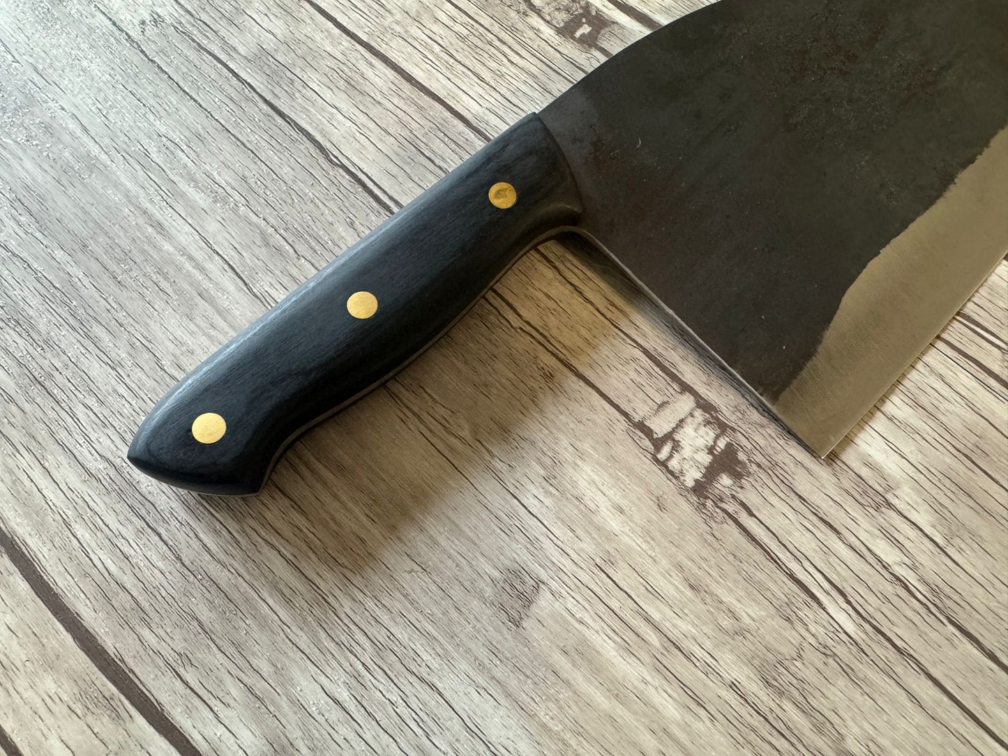 Cleaver knife, Carbon Steel Blade, FullTang Wood Handle, 290mm, CS65-042