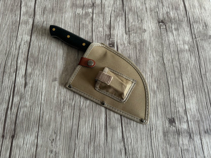 Cleaver knife, Carbon Steel Blade, FullTang Wood Handle, 290mm, CS65-042