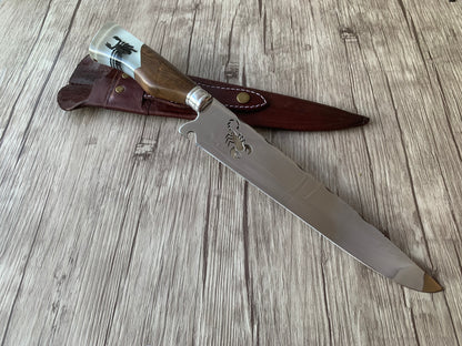 Picanha Knife Scorpio, 10" Stainless Steel Blade, Hybrid Handle, 390mm, SS10-017