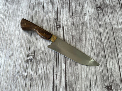 Gaucho knife, 6" Stainless Steel Blade, FullTang Wood Handle, 265mm, SS06-064