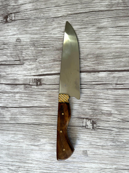 Gaucho knife, 6" Stainless Steel Blade, FullTang Wood Handle, 265mm, SS06-064
