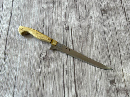 Skinner Knife, 8" Stainless Steel Blade, FullTang Wood Handle, 330mm, SS08-069