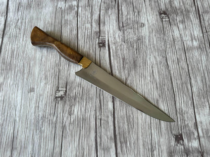 Gaucho knife, 8" Stainless Steel Blade, FullTang Wood Handle, 370mm, SS08-062