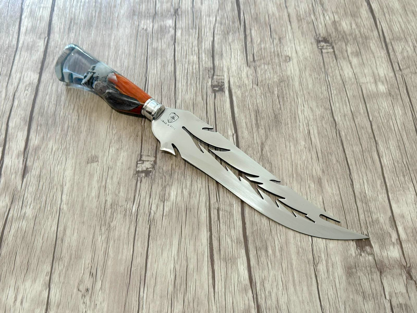 Leaf Knife, Stailess Steel Blade, Hybrid Handle, 380, SS10-050
