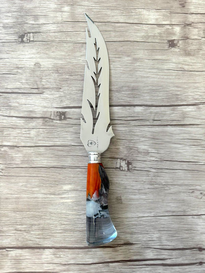 Leaf Knife, Stailess Steel Blade, Hybrid Handle, 380, SS10-050