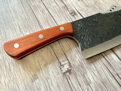 Cleaver knife 6,5", Stainless steel Blade, Wood handle, 280mm, SS6-009