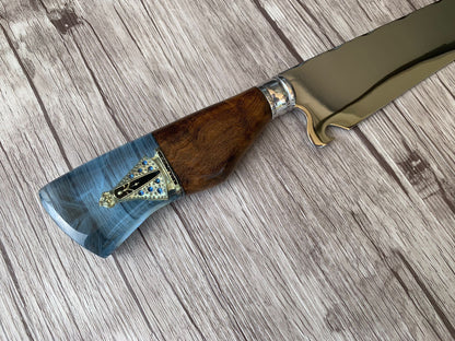 Picanha Knife N. Senhora Edition, 10" Stainless Steel Blade, Hybrid Handle, 390mm, SS10-014
