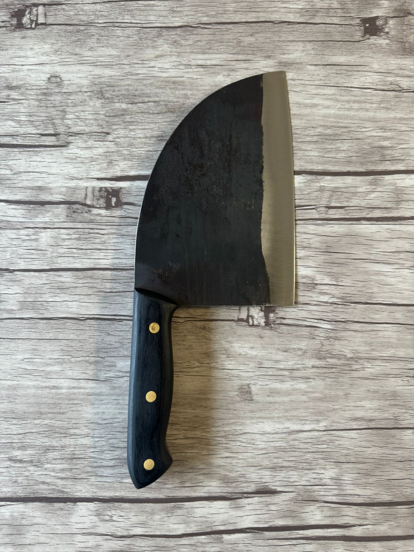 Cleaver knife, Carbon Steel Blade, FullTang Wood Handle, 290mm, CS65-042