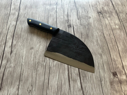 Cleaver knife, Carbon Steel Blade, FullTang Wood Handle, 290mm, CS65-042