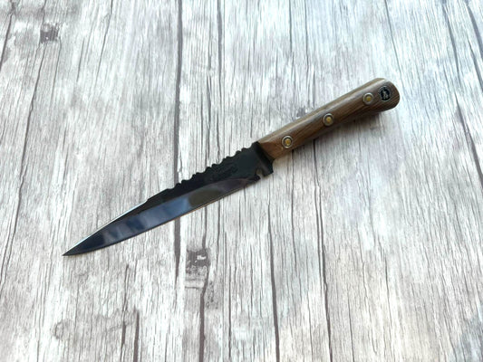 Farroupilha Knife, 6" Carbon Steel Blade, FullTang Wood Handle, 265mm, CS06-055