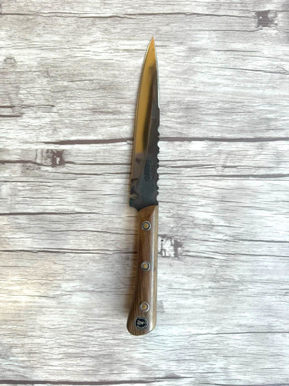 Farroupilha Knife, 6" Carbon Steel Blade, FullTang Wood Handle, 265mm, CS06-055