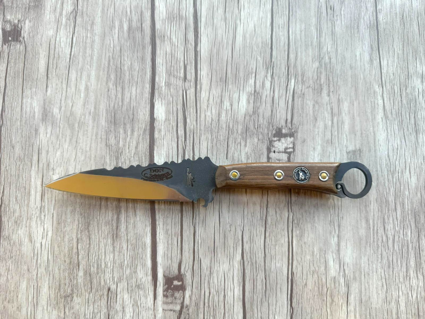 Assador Knife, 5" Carbon Steel Blade, FullTang Wood Handle, 235mm, CS05-053